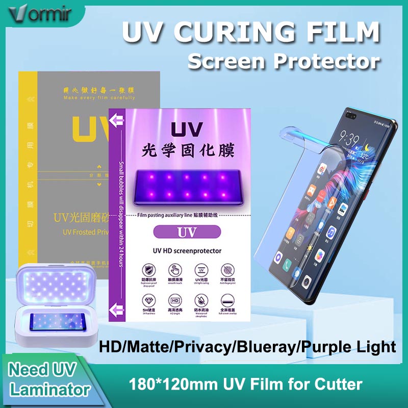 Screen Protector Cutter - Pelindung Layar Ponsel Kaca UV VORMIR