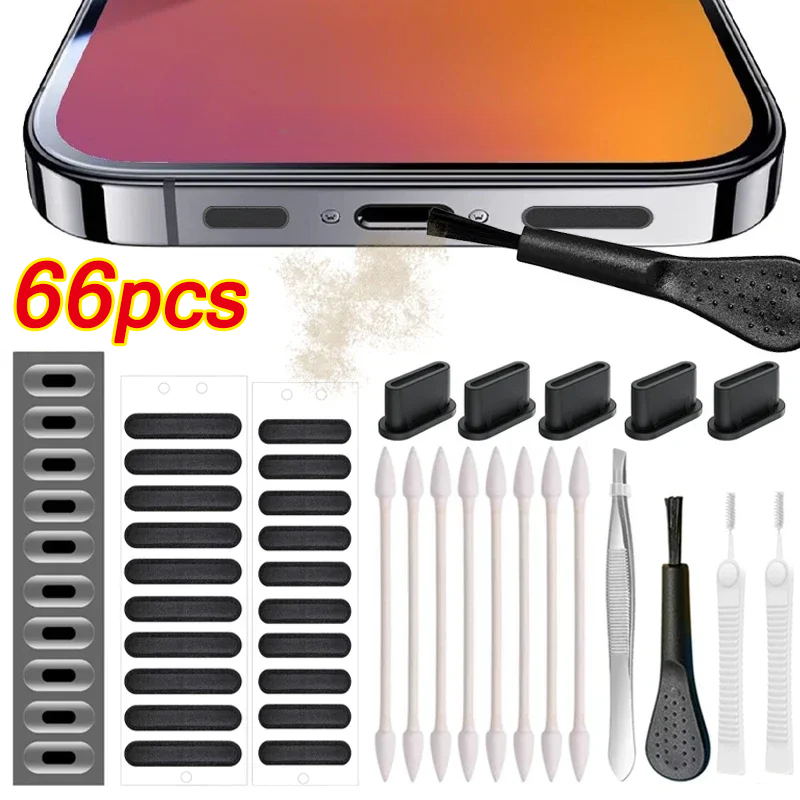 Dust Removal Sticker - Stiker jala Speaker ponsel, Kit pembersih