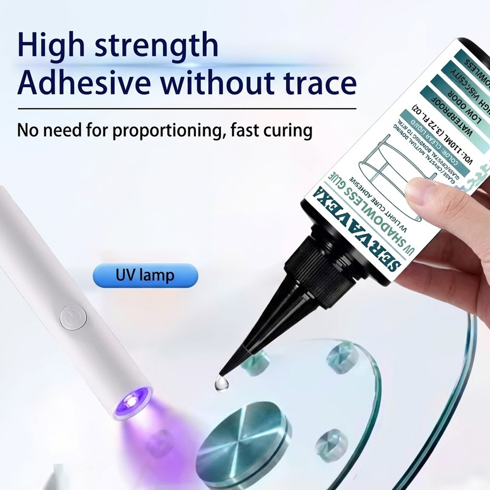 Liquid Uv Glue Kit - Kit Lem UV Bening 110ml dengan