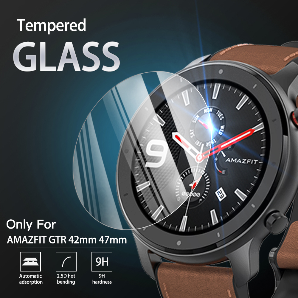 Smartwatch Screen Film - 9H kaca Tempered Film untuk Amazfit