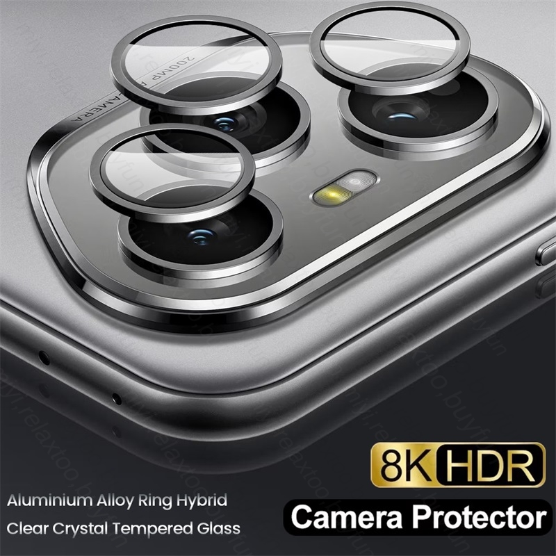Tempered Glass Screen 9H - Pelindung Kamera Cincin Logam Honor400Pro Untuk