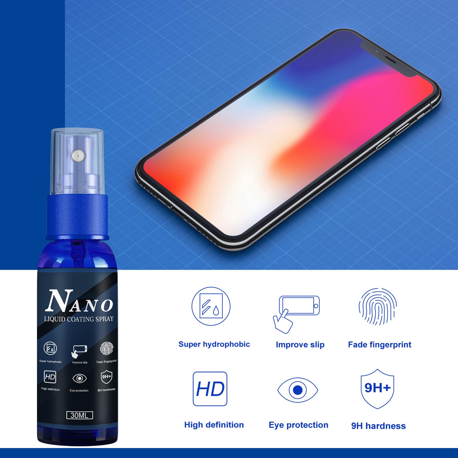 Pelindung Layar Semprotan Cair - Oleophobic Coating Spray ulasan dan harga