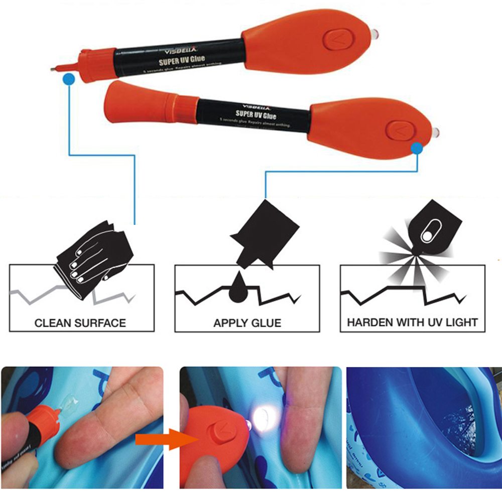 Memperbaiki Lem Cair Logam Pla - Liquid Uv Glue Kit ulasan dan harga