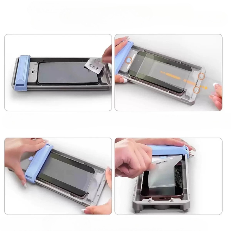 Pelindung Layar Kaca Tempered  - Screen Alignment Tool ulasan dan harga