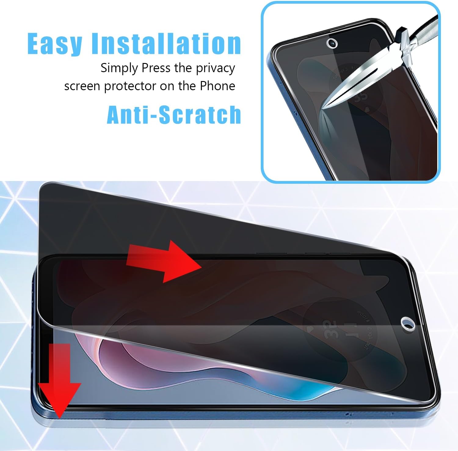 2 pak Filter privasi Film kaca - Privacy Filter 2Pack ulasan dan harga