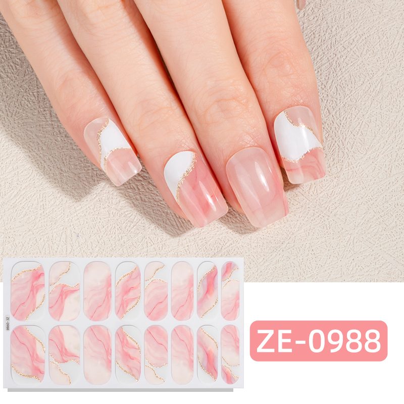 16Tips Strip Kutek Marmer Grad - Full Cover Adhesive ulasan dan harga